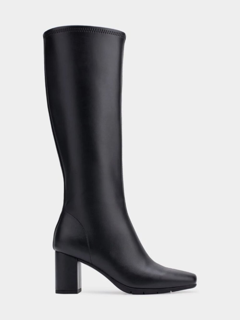 AEROSOLES Micah Tall Heeled Knee High Stretch Boots Black Women's - Size 9M
